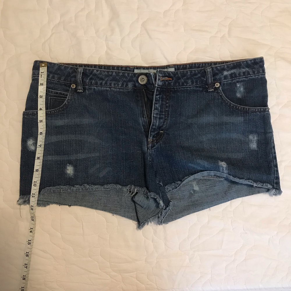 Juniors Mossimo Denim Jean Shorts Sz 17